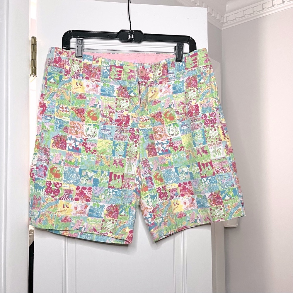 Lilly Pulitzer Multicolor Cotton Patchwork Women’s Shorts